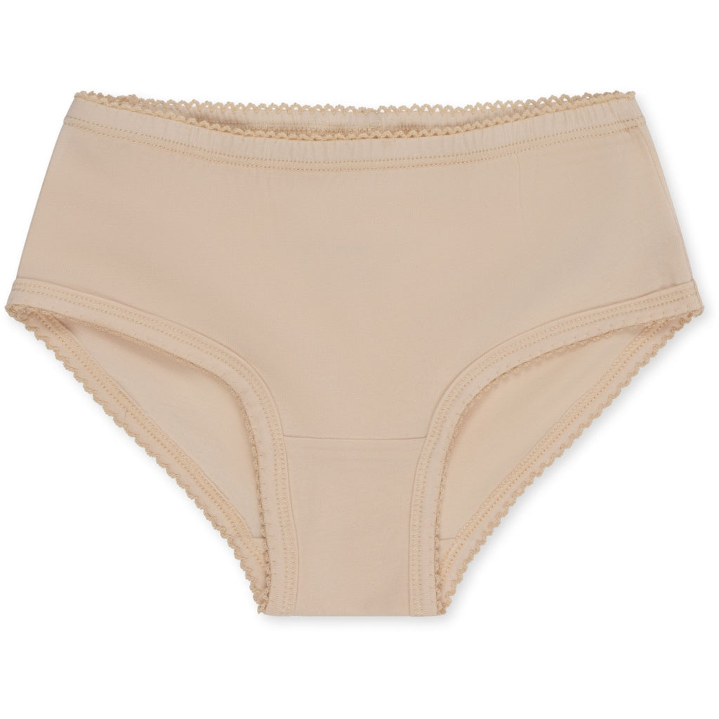 Basic 2 Pack Girl Organic Cotton Underwear Peach Flower Printed