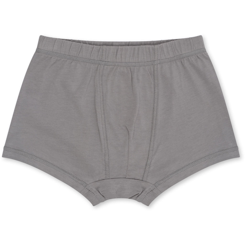 Basic 2 Pack Organic Cotton Boy Boxers Elefantastic Grey