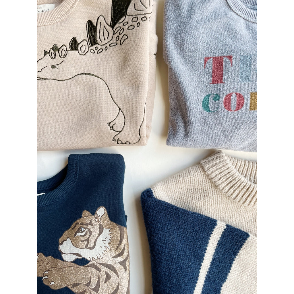 ITTY LOU Organic Cotton Sweatshirt Tradewinds