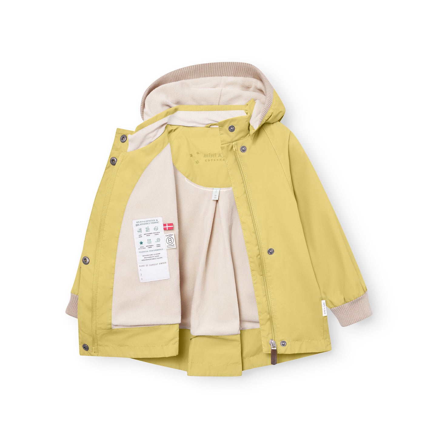 MATWIAMI Fleece Lined Jacket Dusky Citron