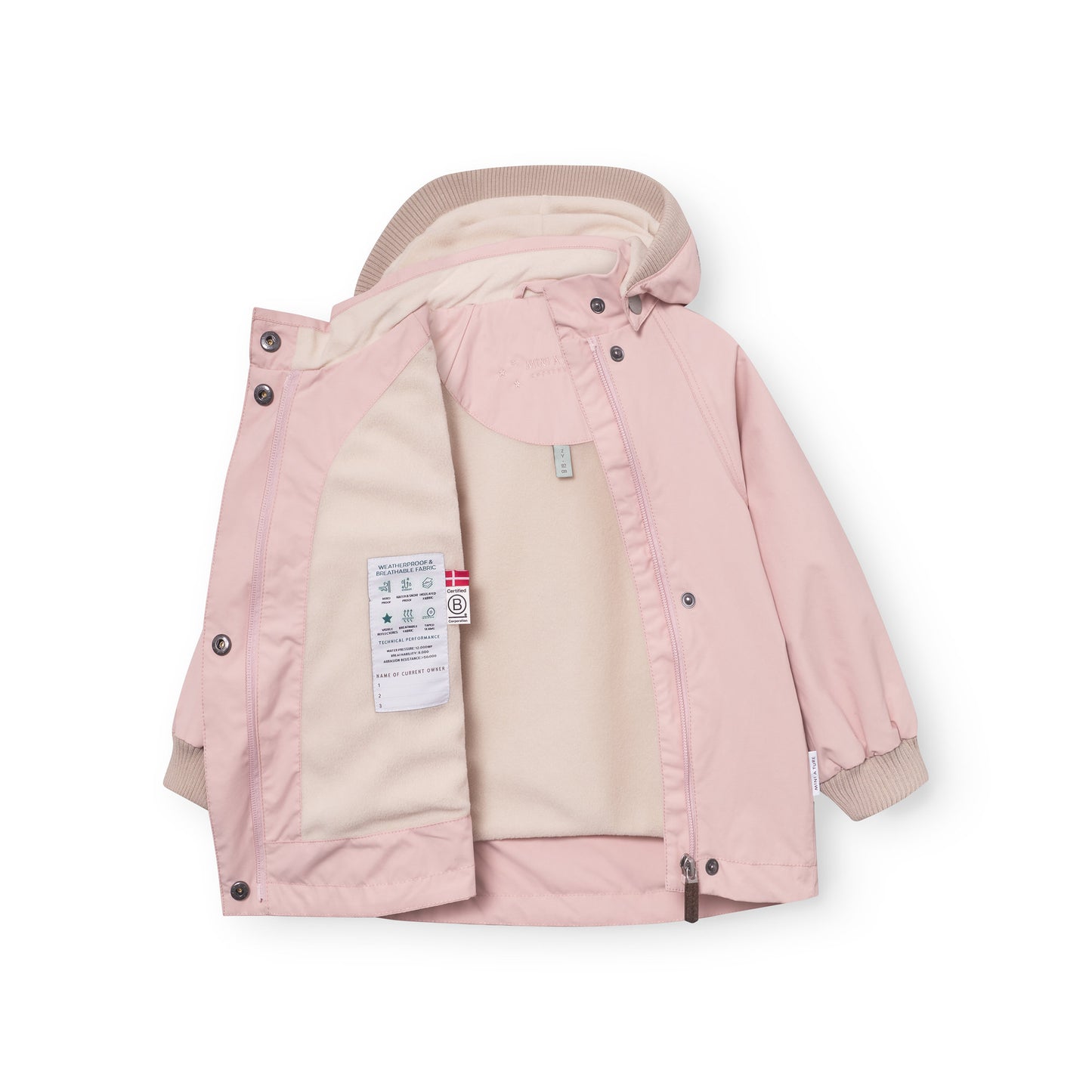 MATWAI Fleece Lined Jacket Rose Smoke