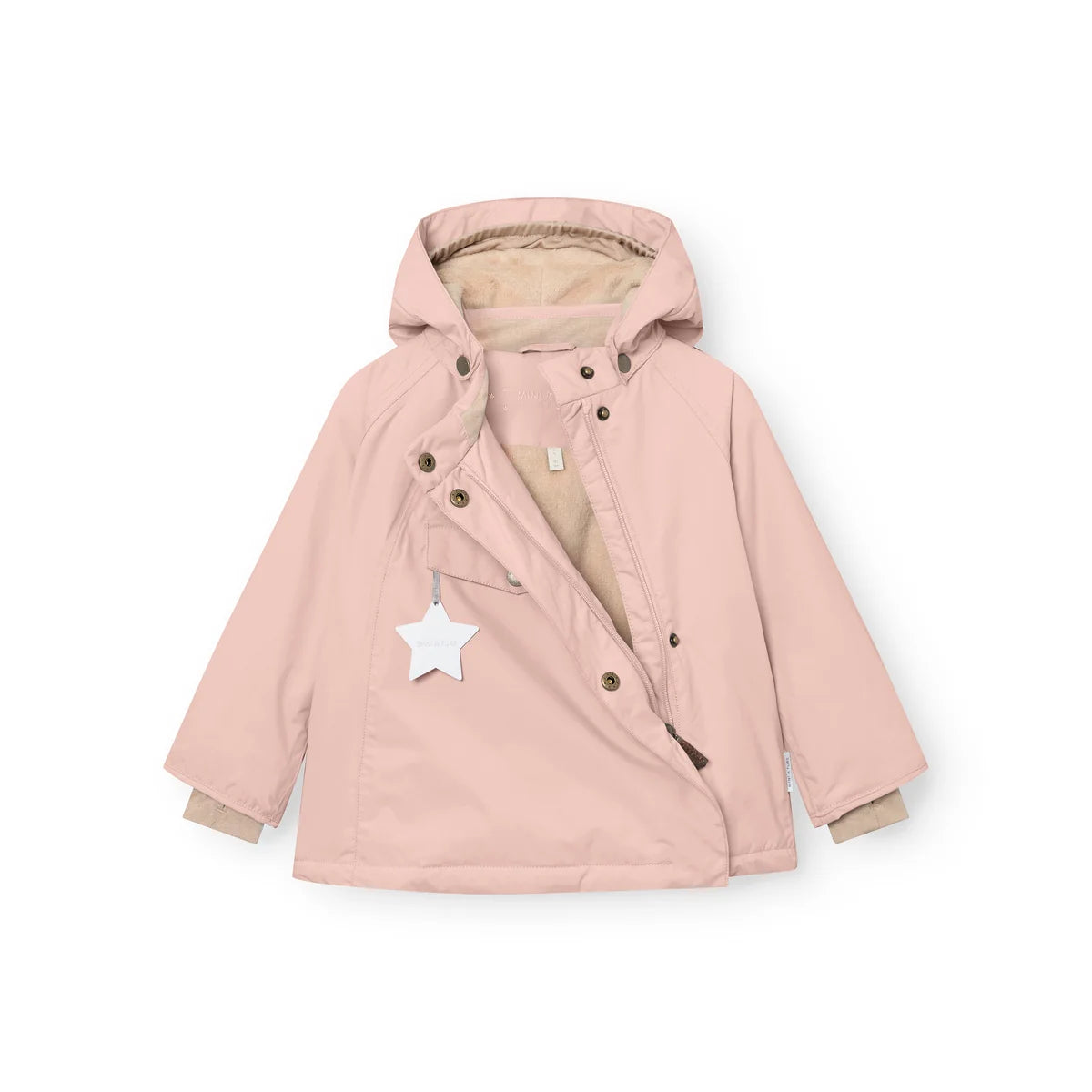 Mini A Ture Fleece Lined Winter Jacket Adobe Rose