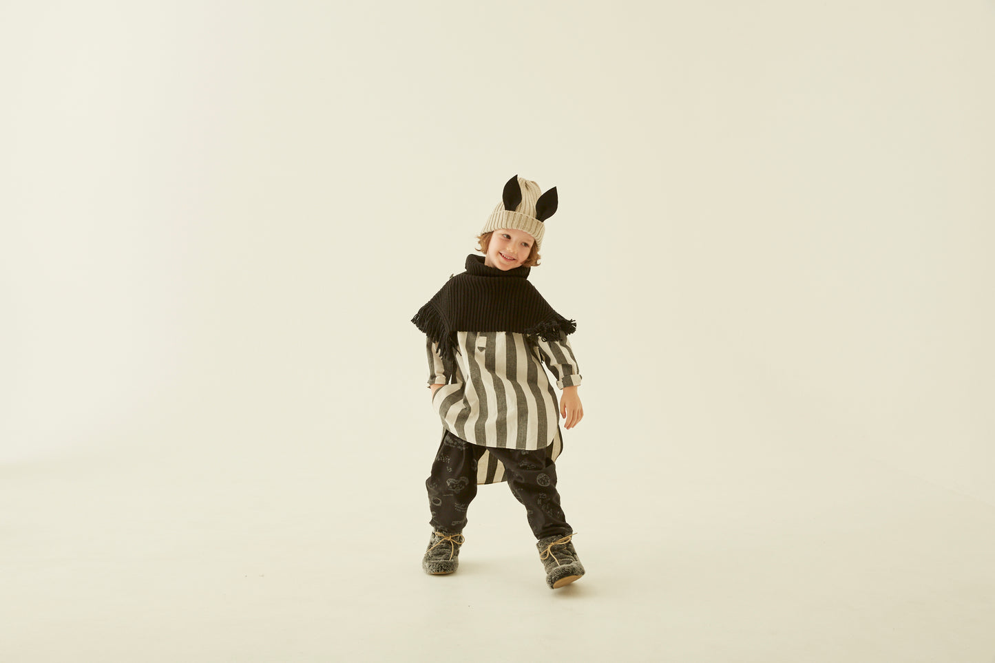 Beast Wool Beanie Ecru