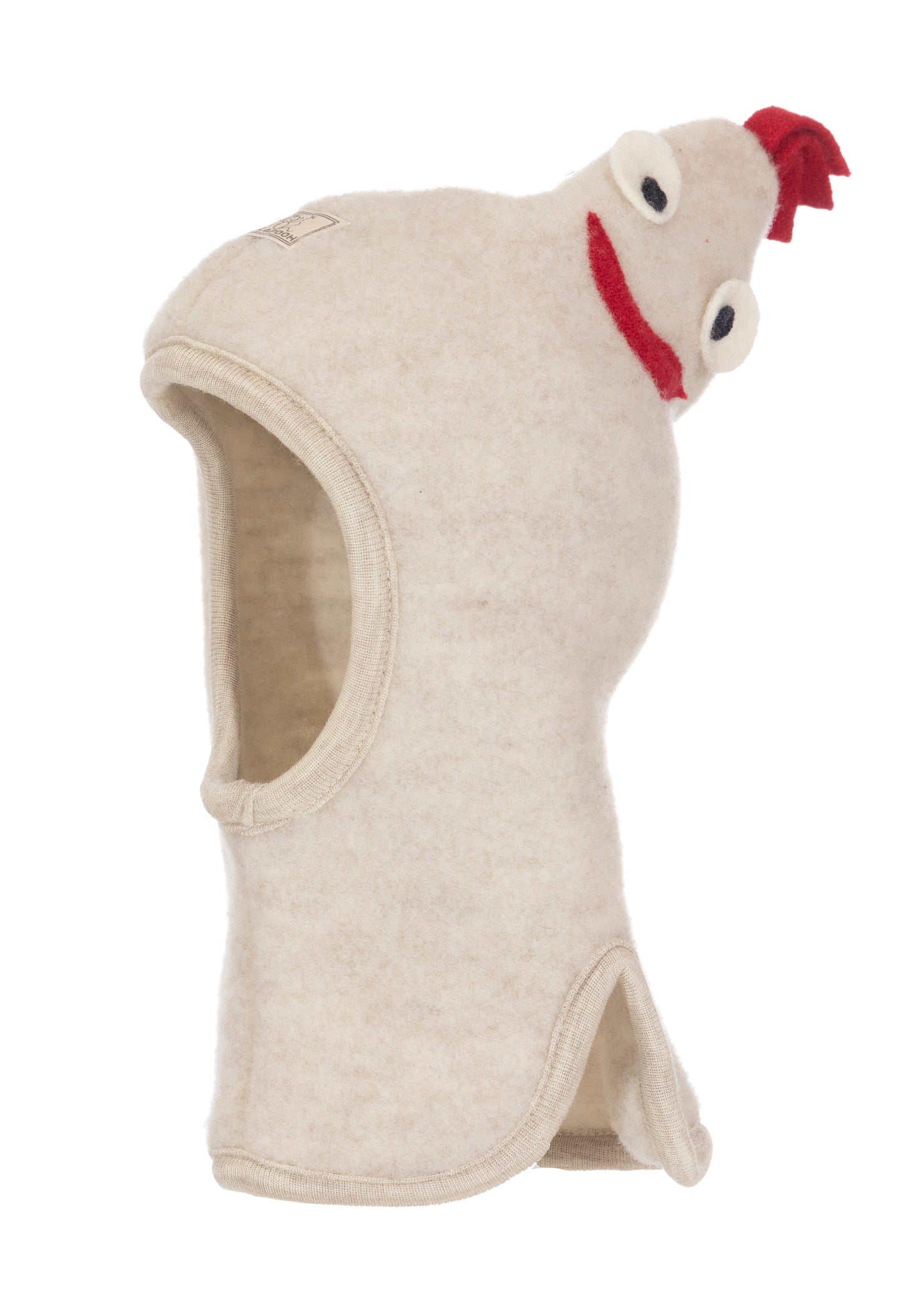 Pickapooh Wool Funny Balaclava Merino Wool Hat Natural Melange