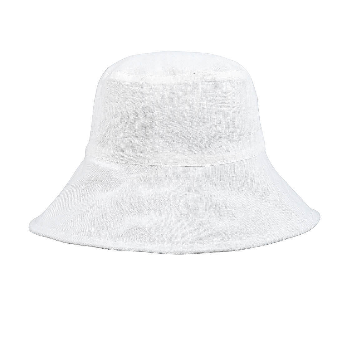 Adult 'Vacationer' Ladies Reversible Sun Hat Finley / Blanc