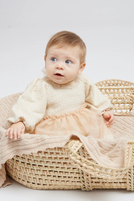 Josephine Baby Romper Golden Haze