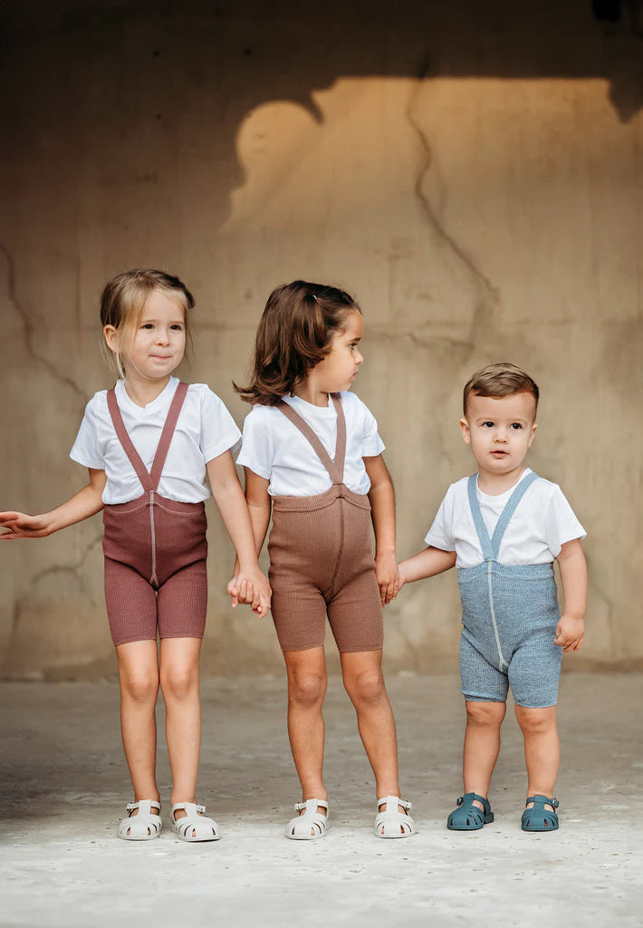 Shorty Organic Cotton Tights Açaí Smoothie