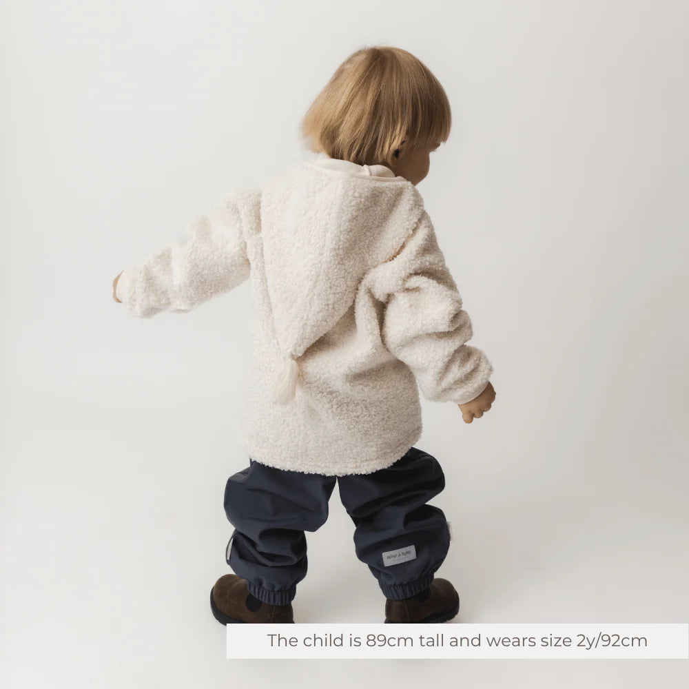 MINI A TURE LIFF TeddFleece Jacket Angora Cream