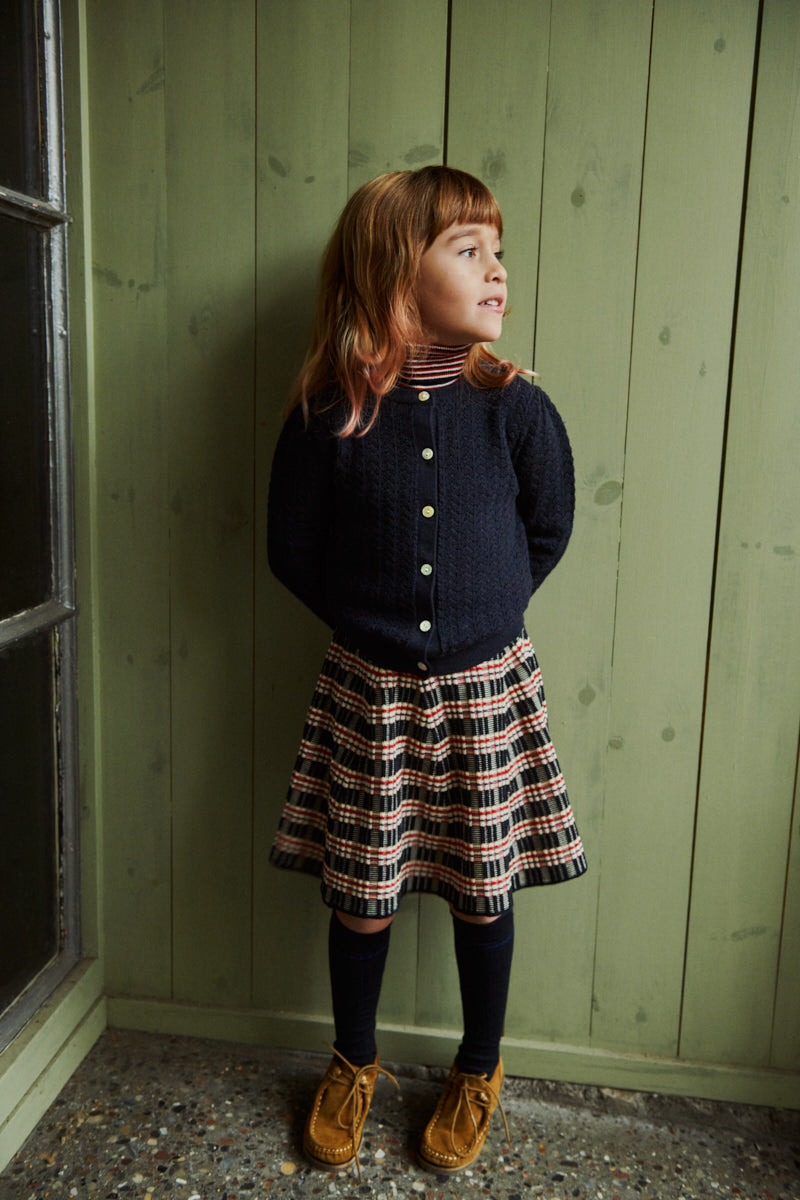 Wool Rollneck Stripe Blouse