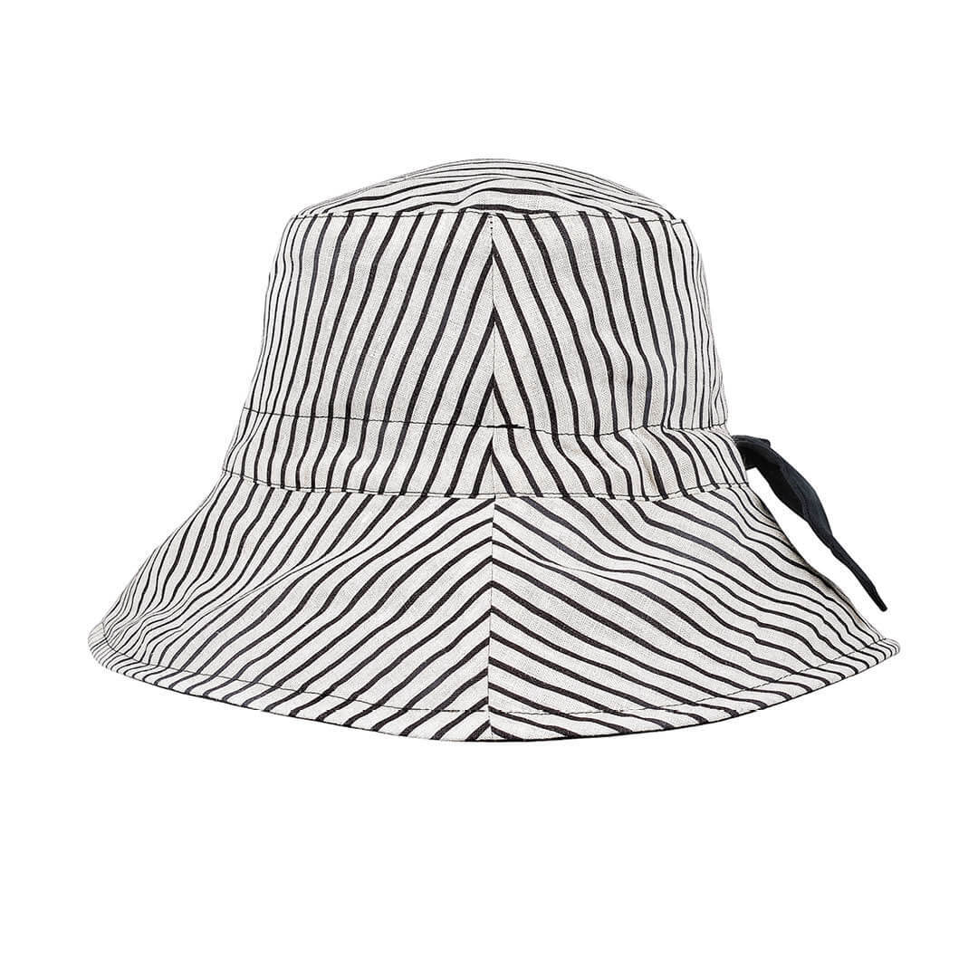 Adult 'Vacationer' Ladies Reversible Sun Hat Bobbie / Ebony