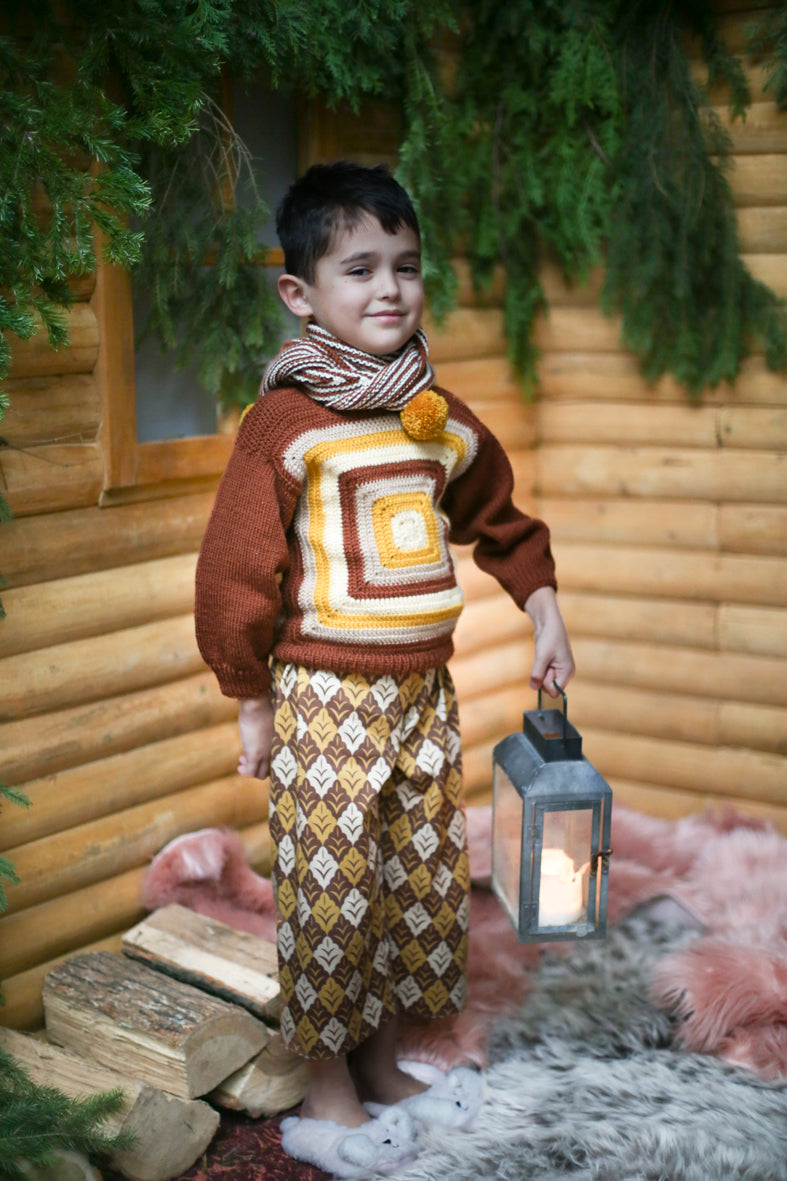 Elio Merino Handmade Wool Sweater Brown