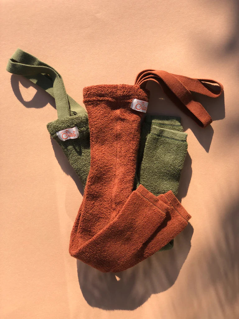 Teddy Warmy Organic Cotton Tights Footless Cinnamon