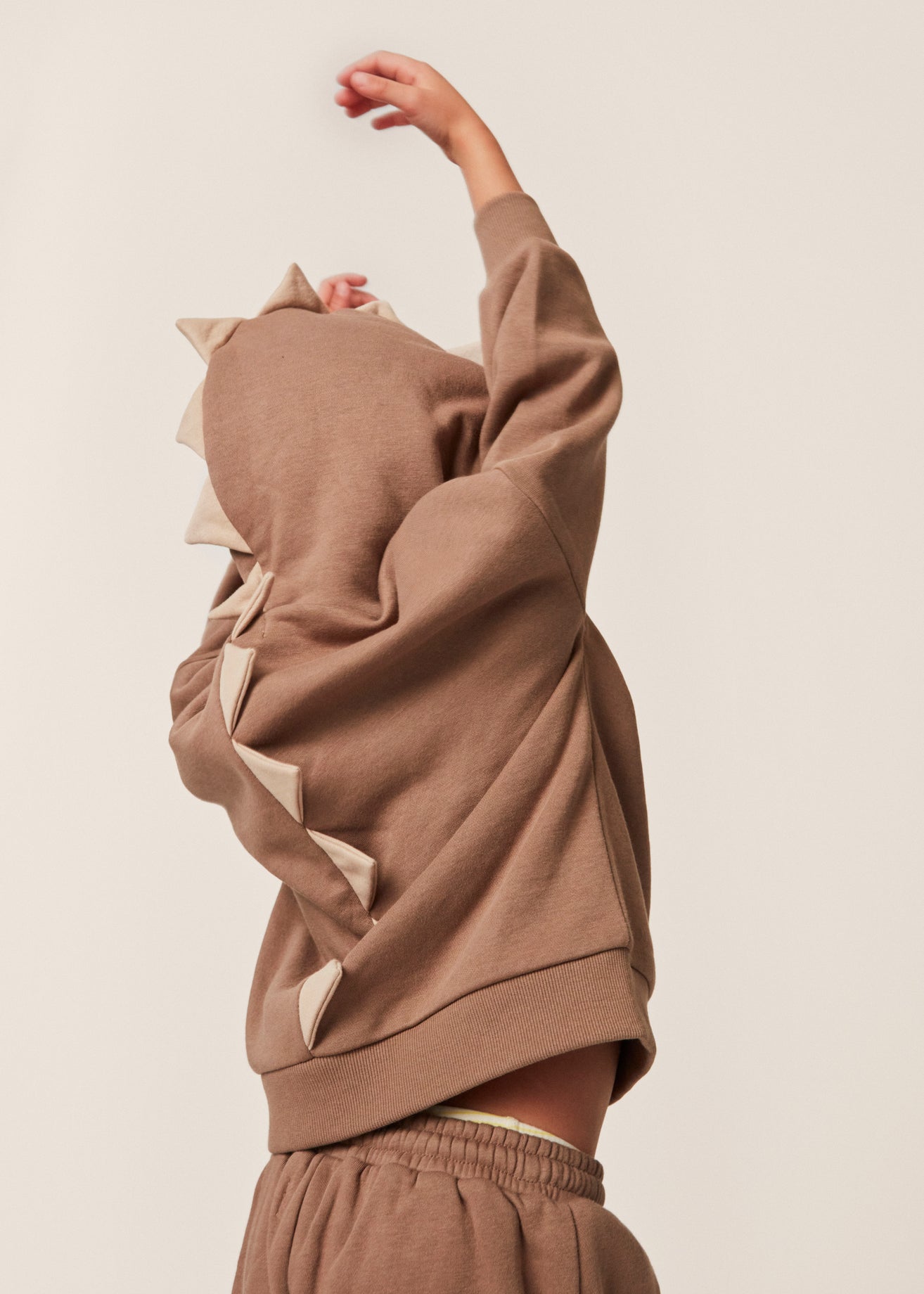 LOU Organic Cotton Sweat Pants Shitake