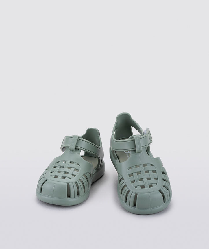 Tobby Solid Baby Sandals Verde