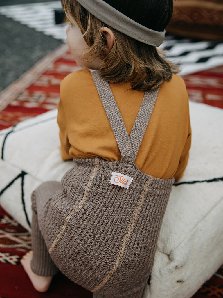 Hippy Footless Organic Cotton Cocoa Blend