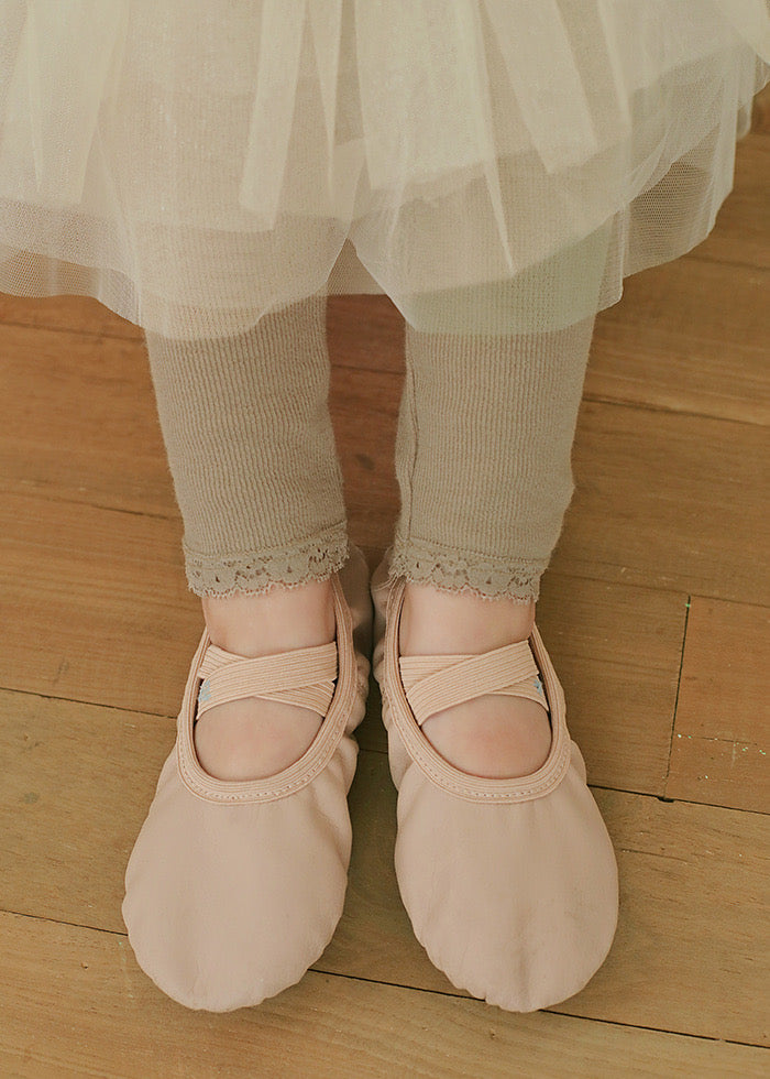 Emma Cotton Leggings Beige