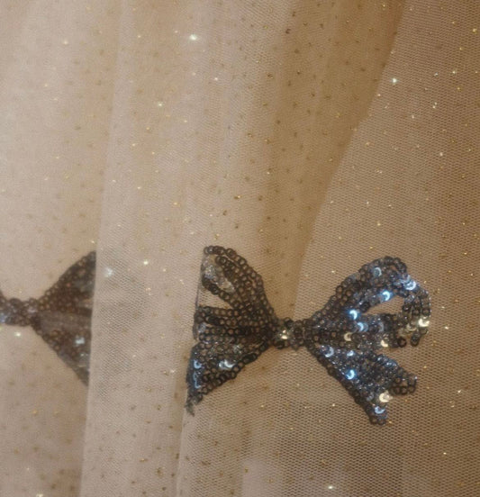 MEI Skirt Bow Smoke Gray