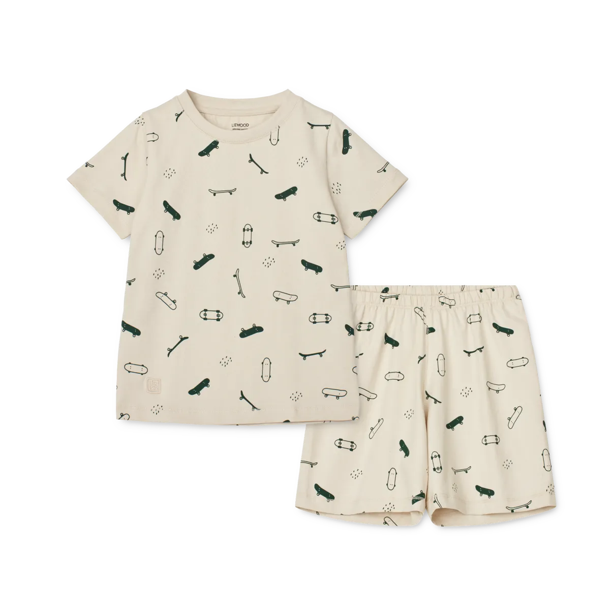 LIEWOOD CANADA ILFORD Printed Organic Cotton Pyjamas Set