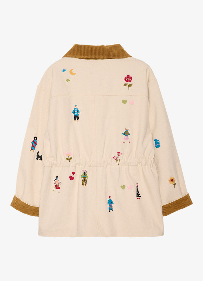 Sissel Edelbo Cara Woman Organic Cotton Jacket White Swan