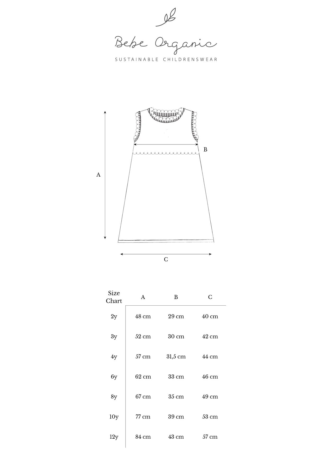 Twiggy Organic Cotton Dress Flowerbed