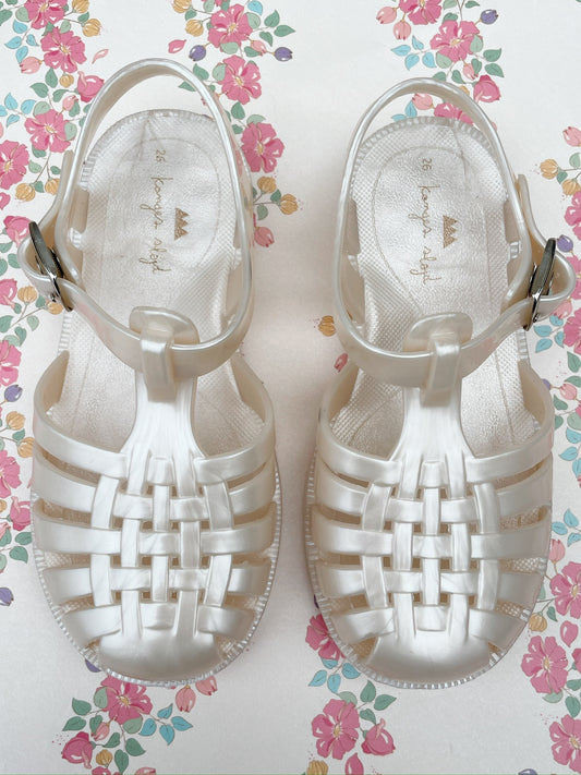Celebration Pearl Jelly Sandals