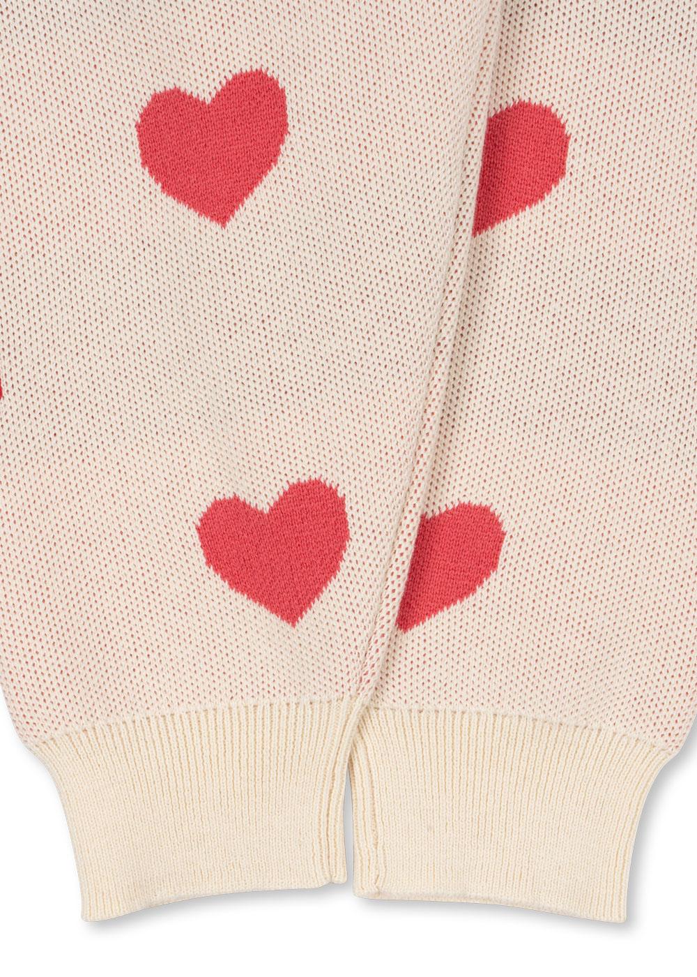 LAPIS Organic Cotton Knit Trousers Hearts