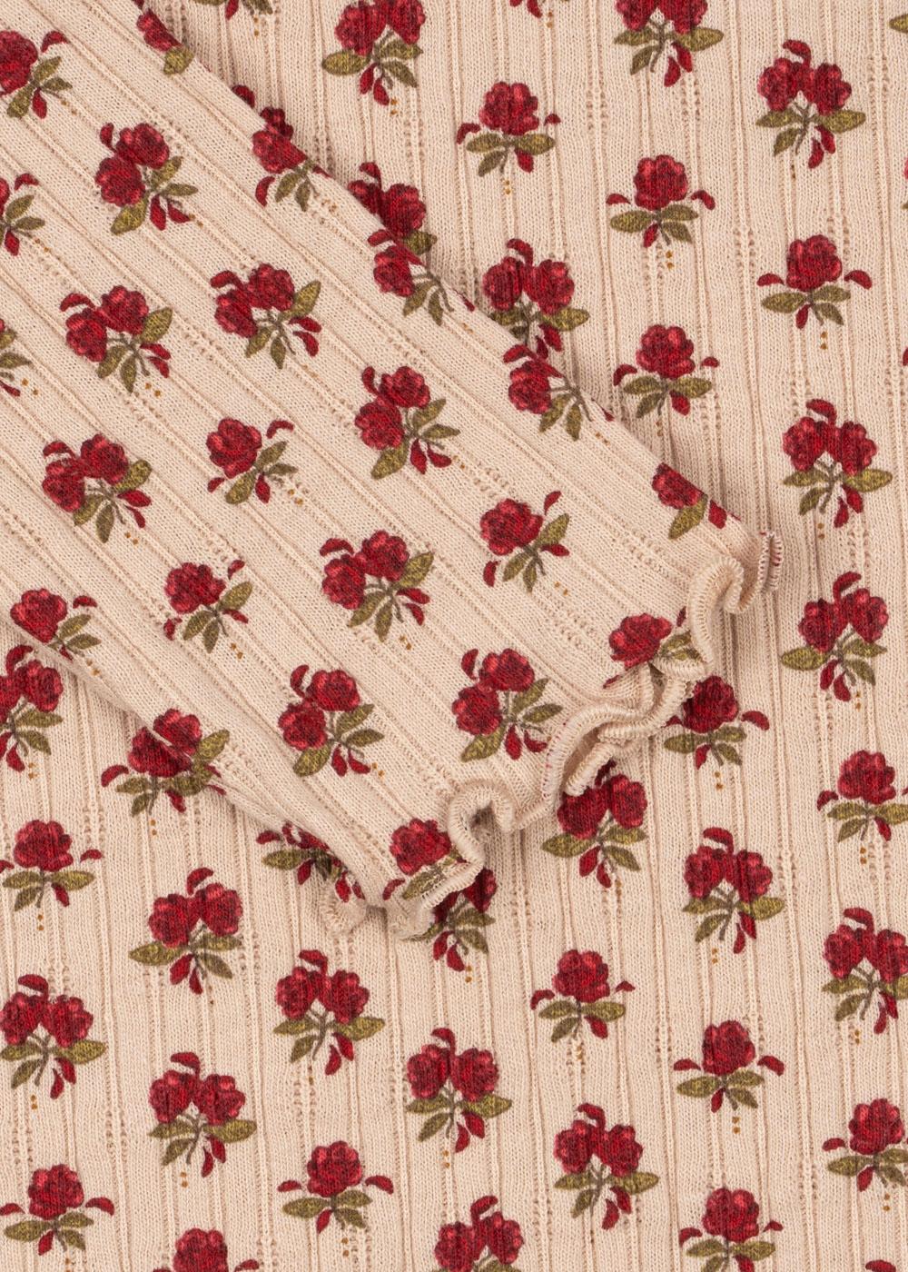 NIA Organic Cotton Floral Print Long Sleeves Dress Ruby Rose