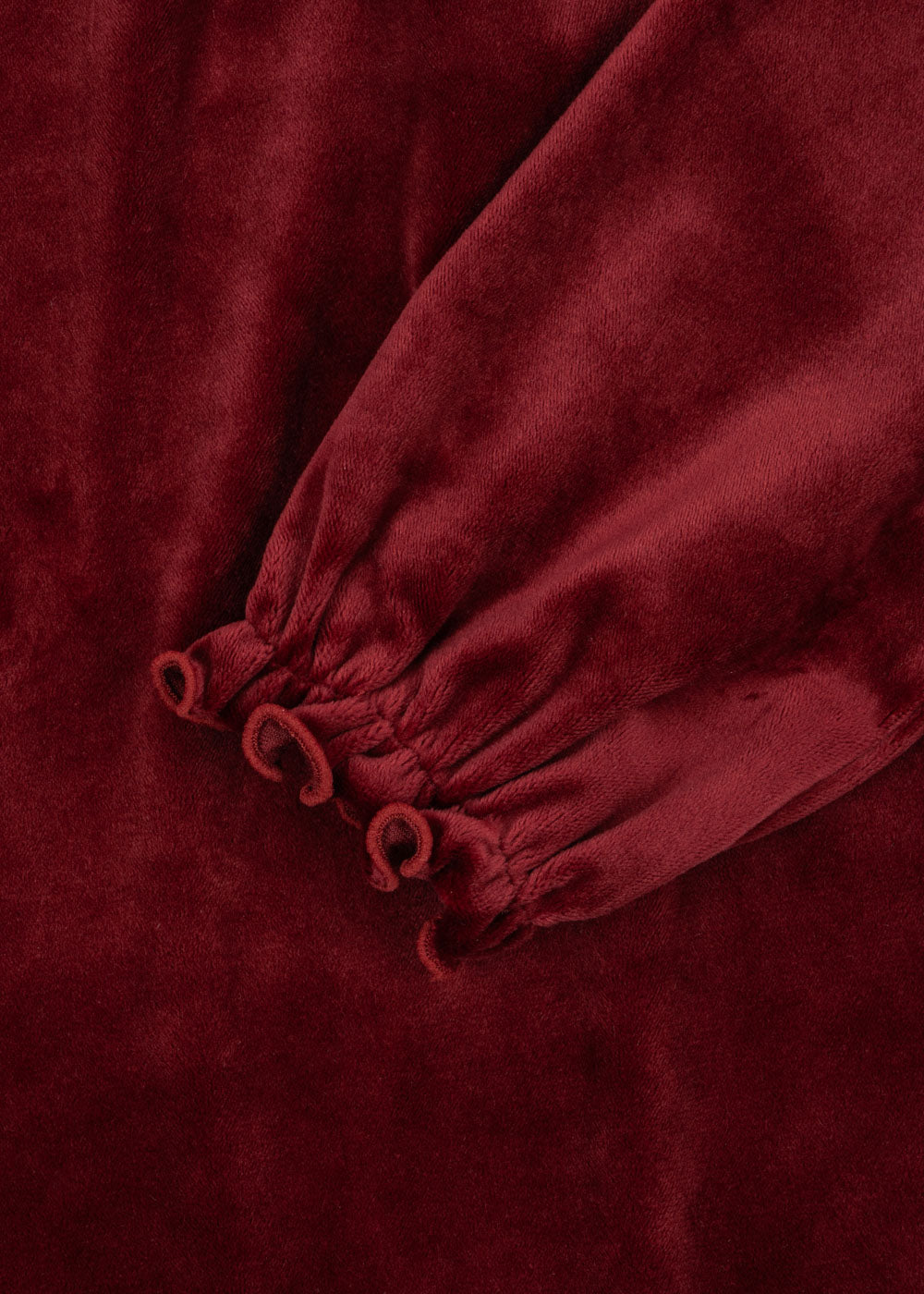 VENOLA Long Sleeves Collar Christmas Holiday Dress Red