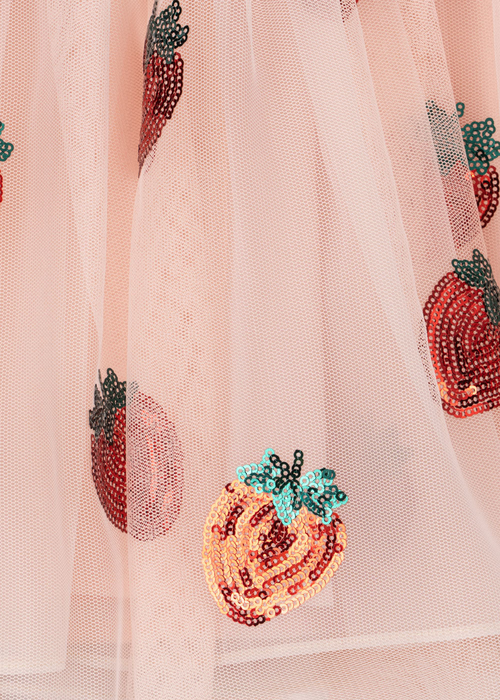 Yvonne Frill Dress Strawberry