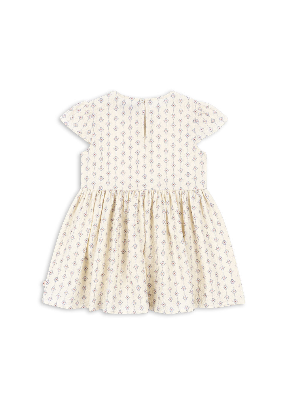 Konges Sløjd AVA Girls Vintage Floral Short Sleeves Organic Cotton Dress