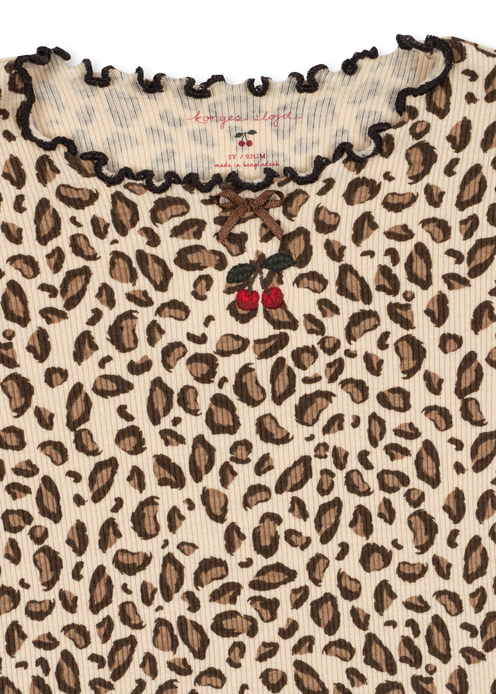 Konges Sløjd Kids Rivi Rib Organic Cotton Set Leopard Printed