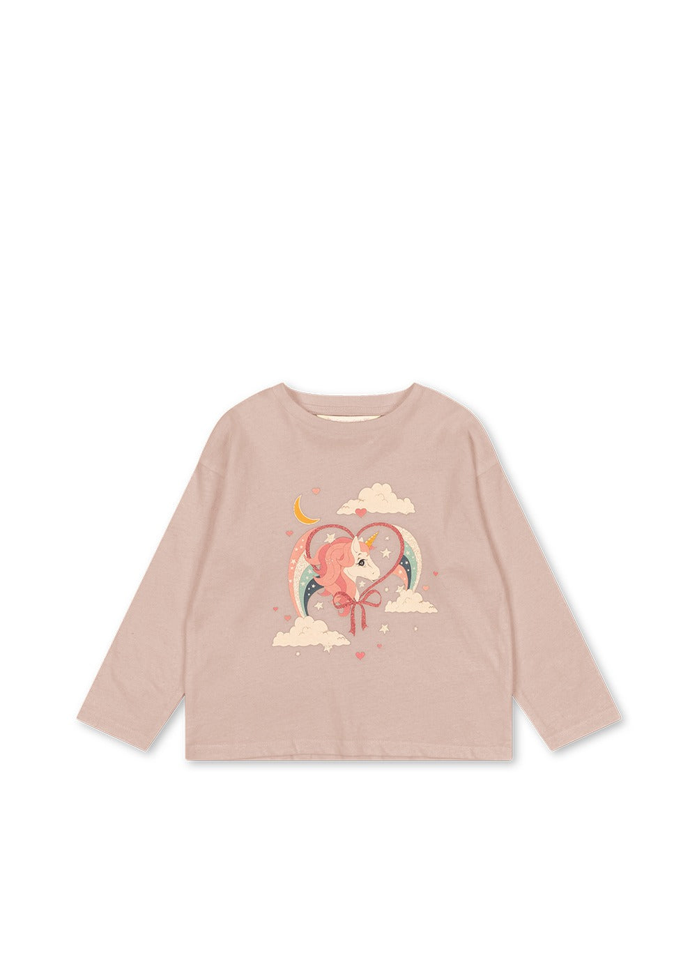 Konges Sløjd Era Long Sleeves Tee Organic Cotton Unicorn Pink