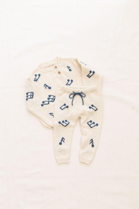 White Melody Knit Pant
