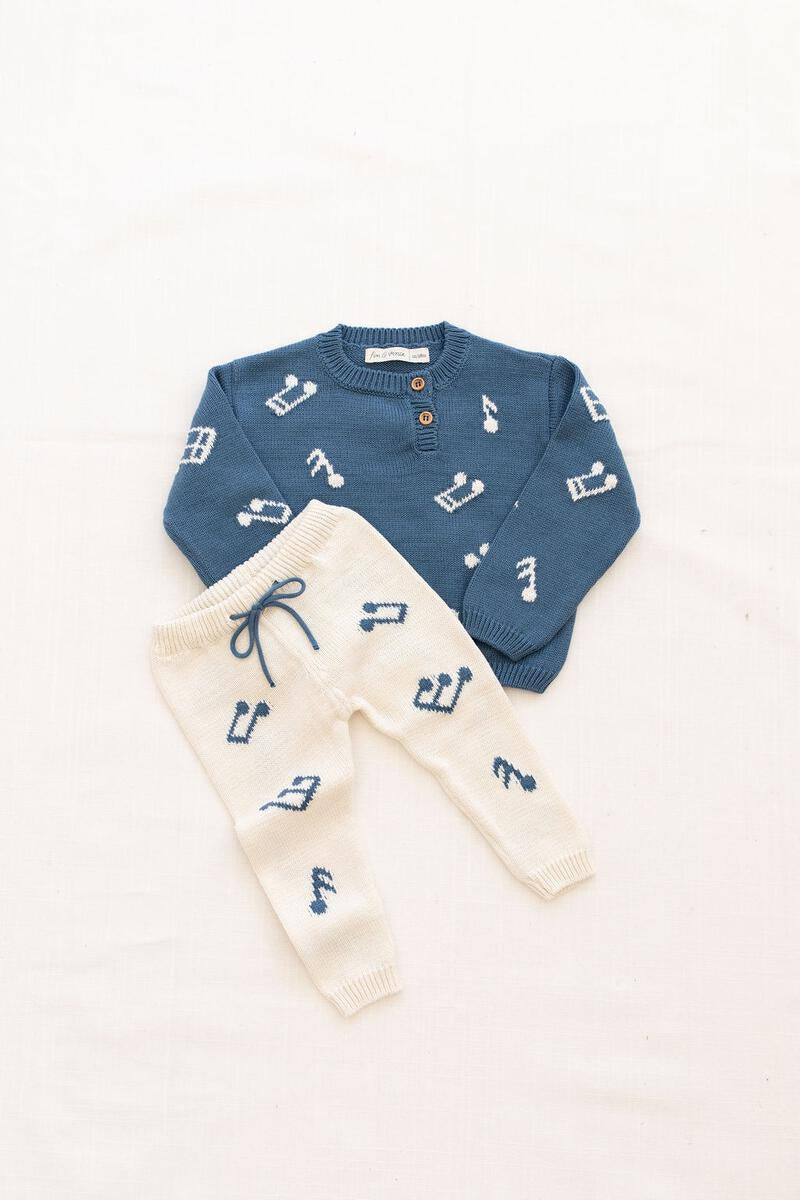 White Melody Knit Pant