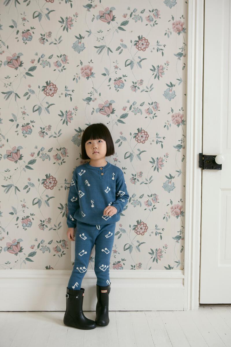 Vintage Blue Melody Knit Pant