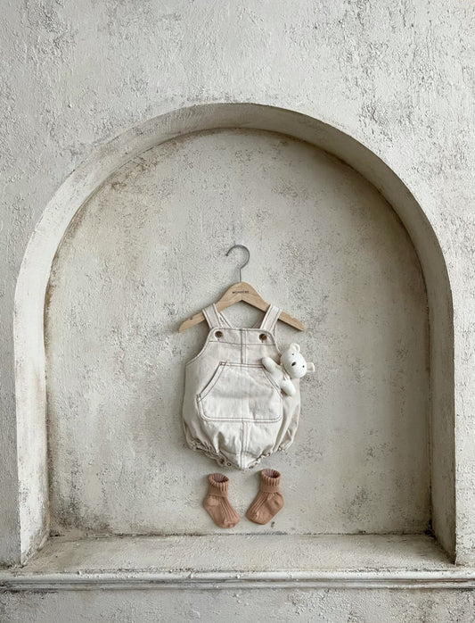 Baby Cotton Demin Jumpsuit