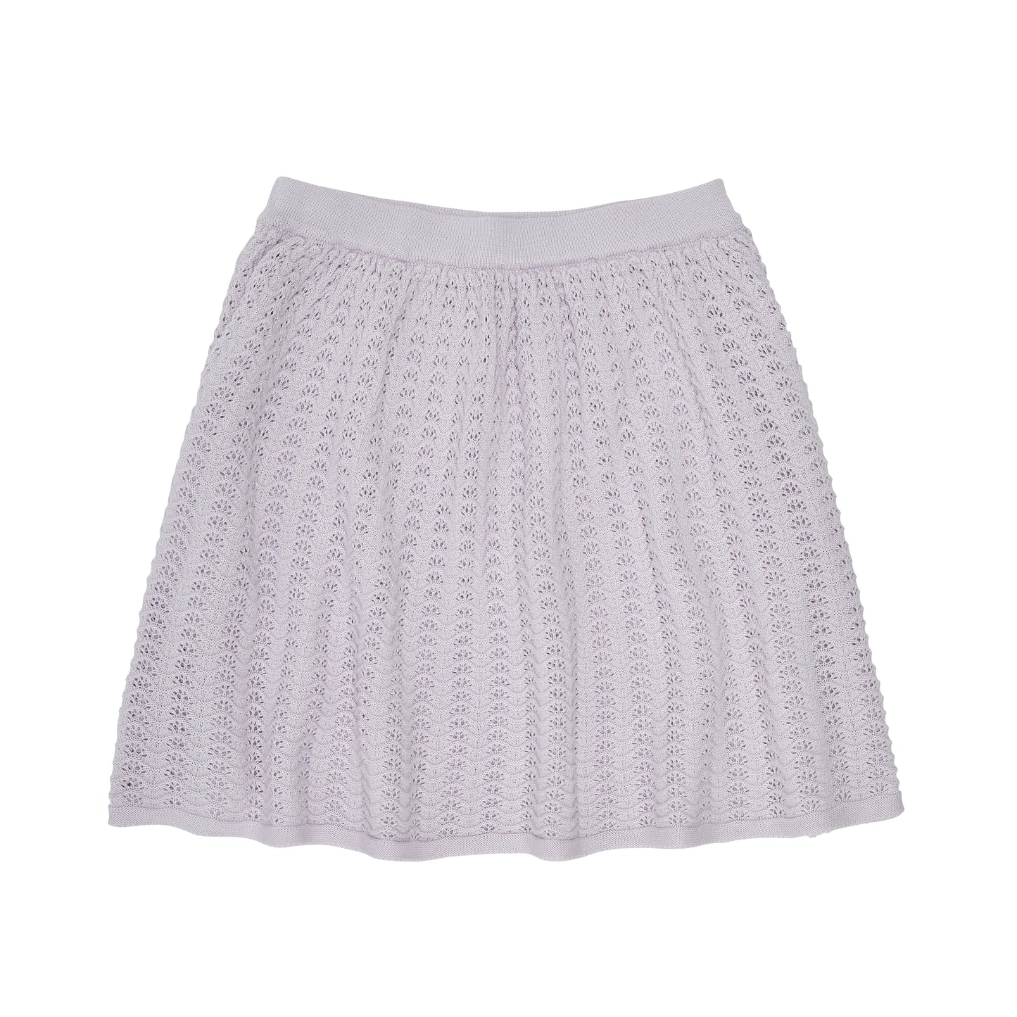 Organic Cotton Pointelle Skirt Ametyst