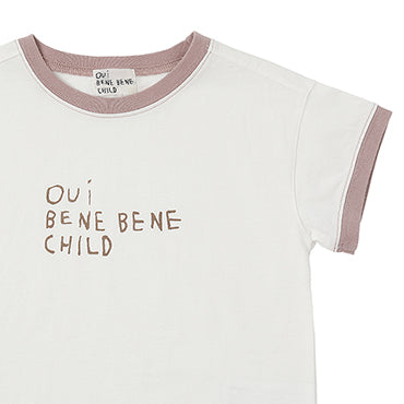 ORGANIC OUI Short Sleeves T Shirt Off White