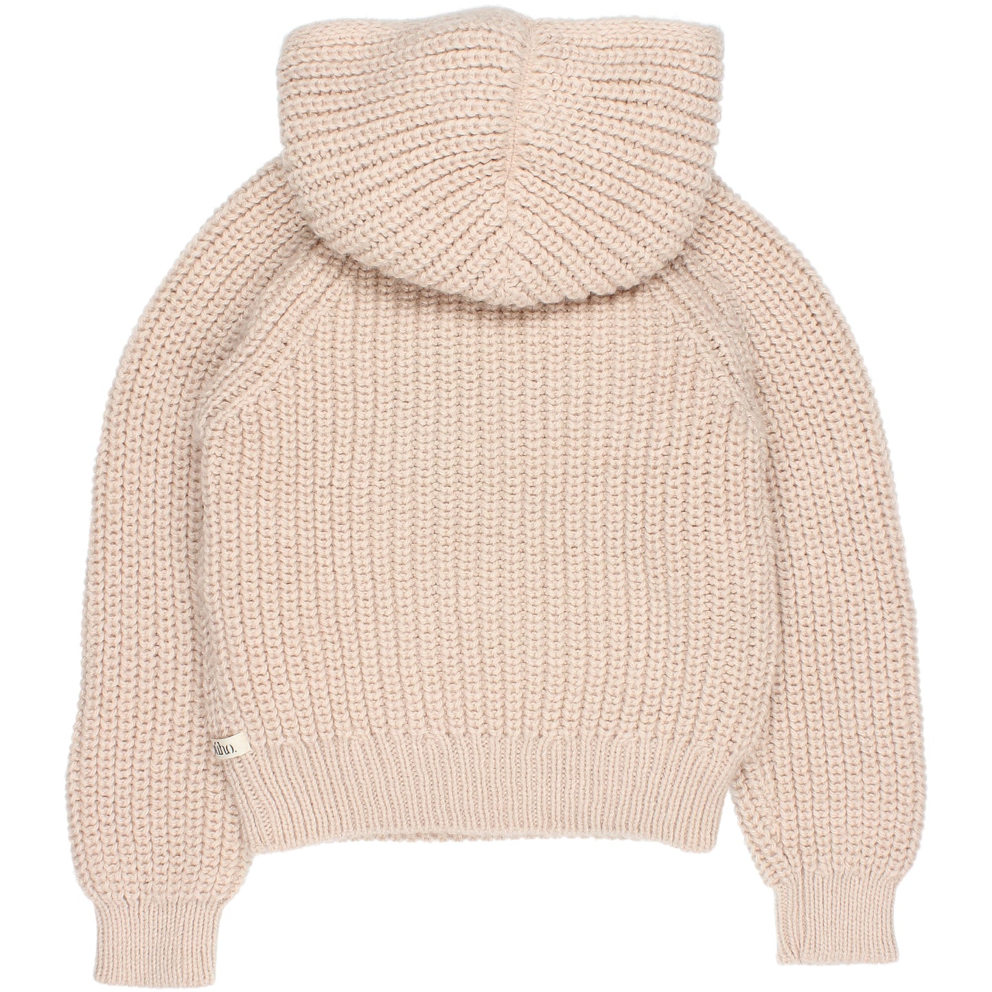Hood Knit Jumper Cream