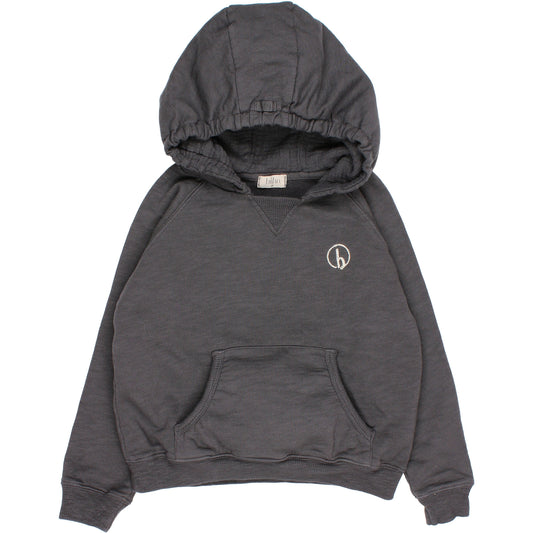 Organic Cotton Fleece Hoodie Grey