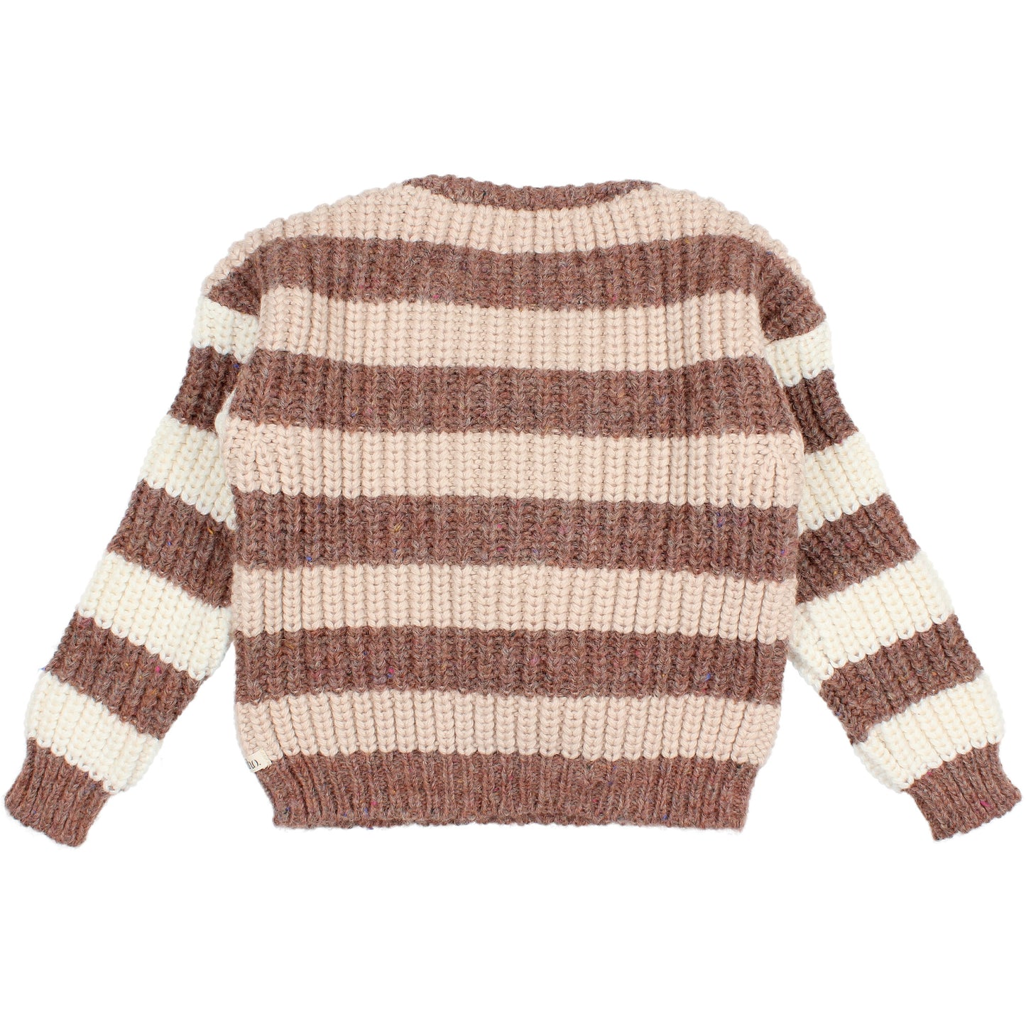Bands Knit Jumper Old Rose