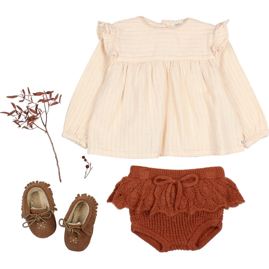 Baby Bloomer Skirt Rust