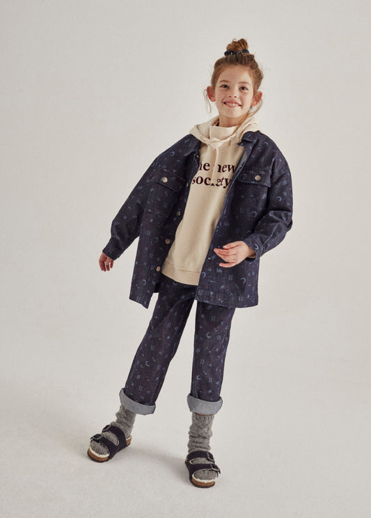 Organic Cotton Cosmos Overshirt Cosmos Printed