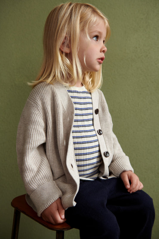 Organic Cotton Trousers Dark Navy