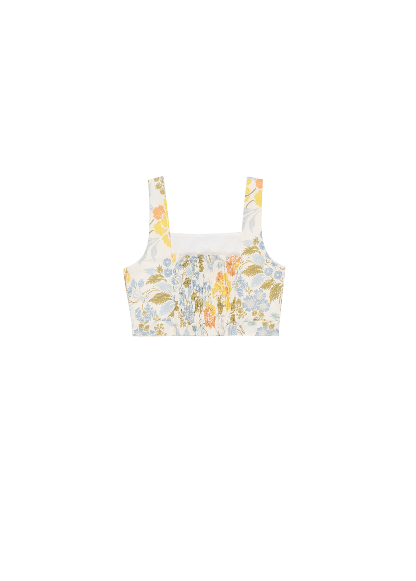 GIANNI Flower Print Sleeveless Top