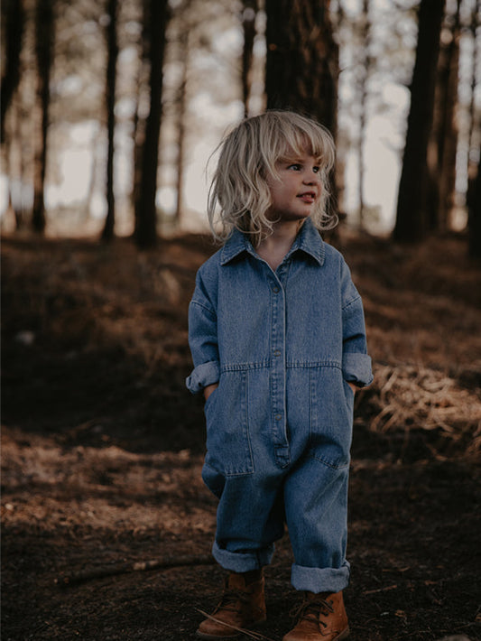 The Cotton Denim Boiler Suit