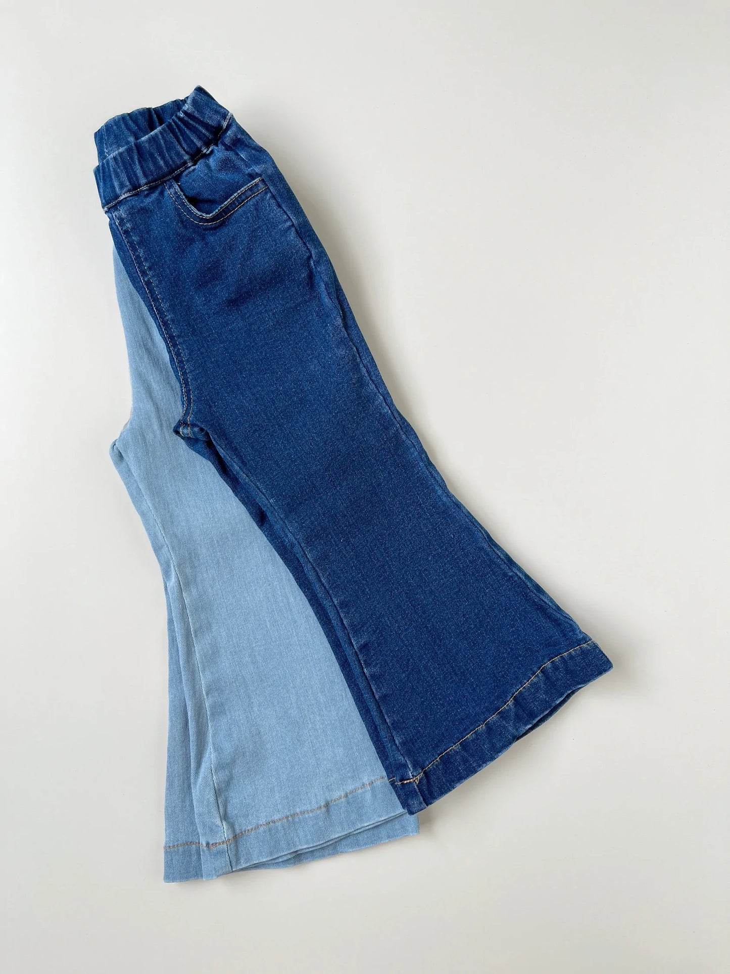 Flare Denim Jeans Light Blue