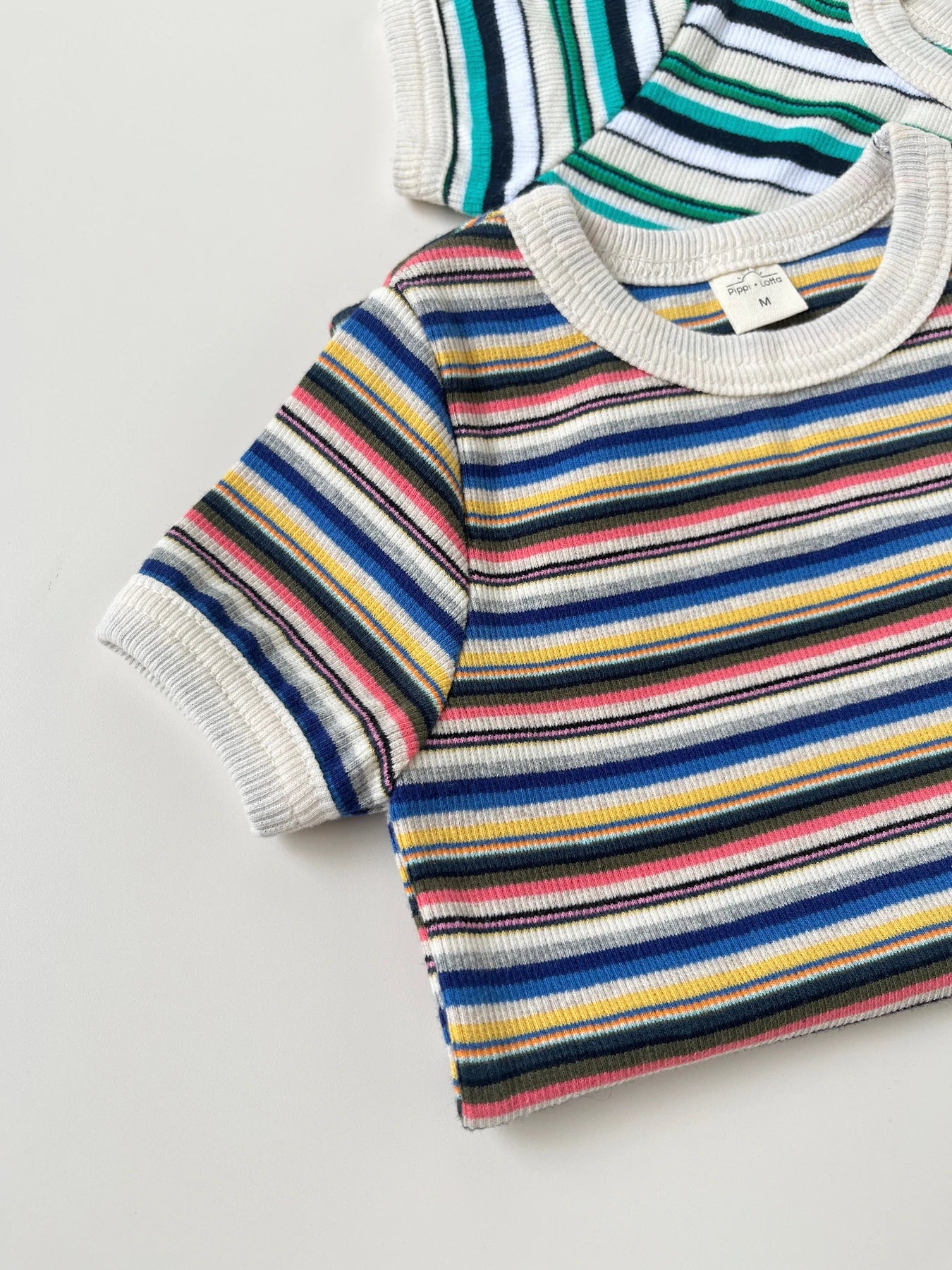Multiple Stripe Short Sleeve T Shirt