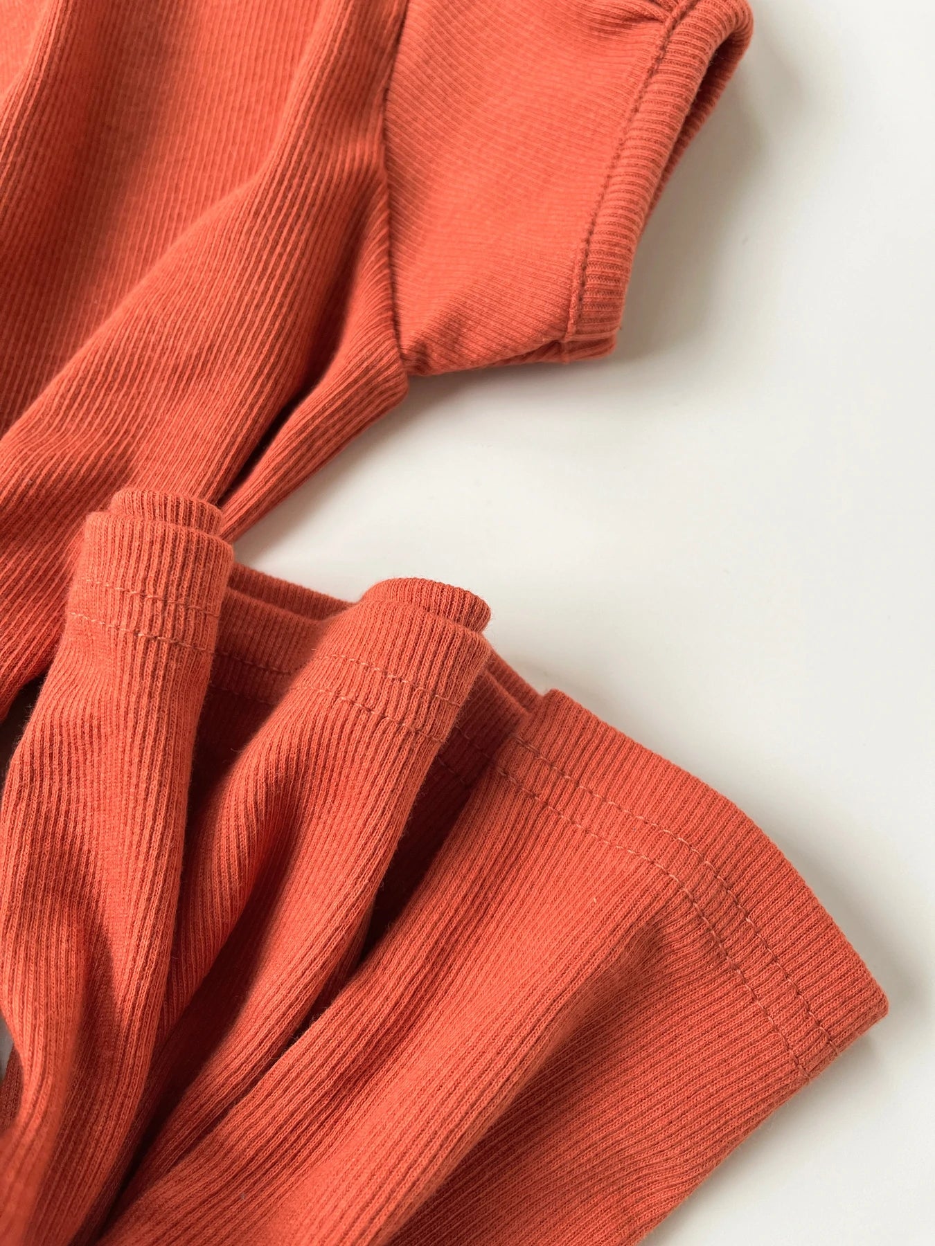 Puff Short Sleeve T Shirt Red