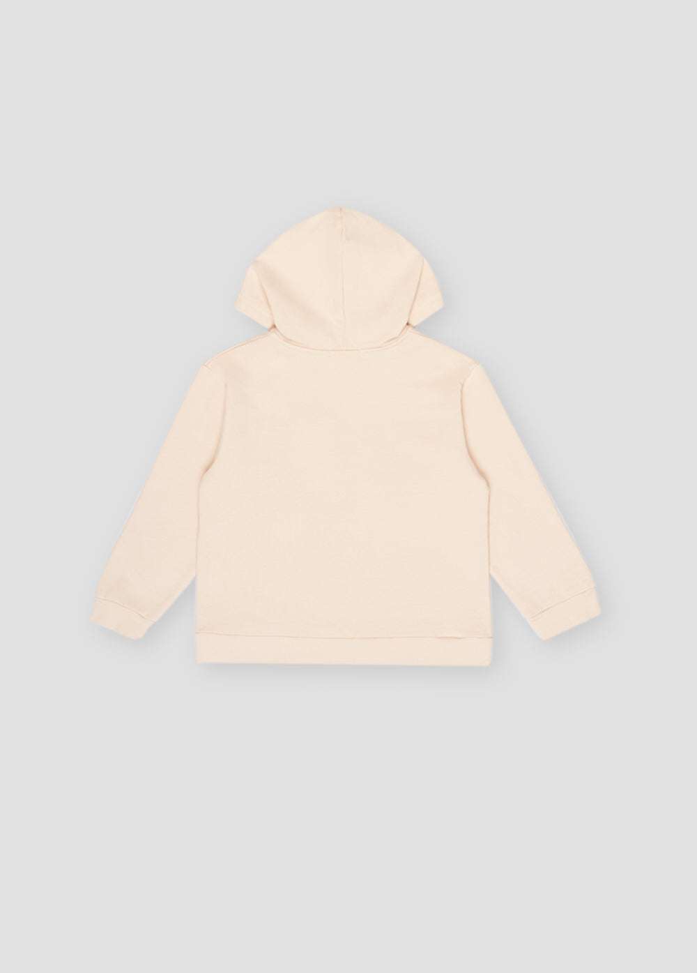 Logo Flock Hoodie Sand